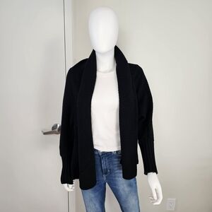 BCBGMaxAzria Black Open-Front Cardigan